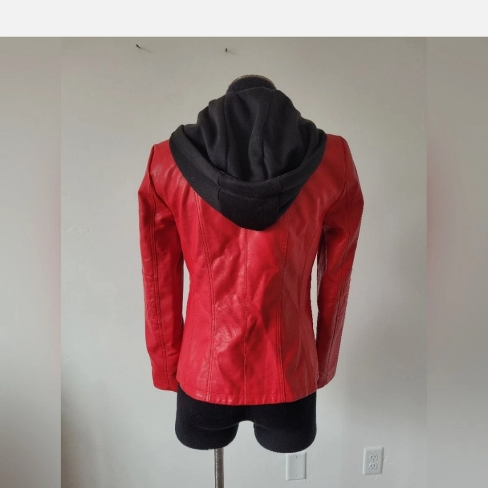 GUESS Leather Jacket - Picture 4 of 9